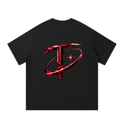 Red Splash Talented Oversized T-Shirt