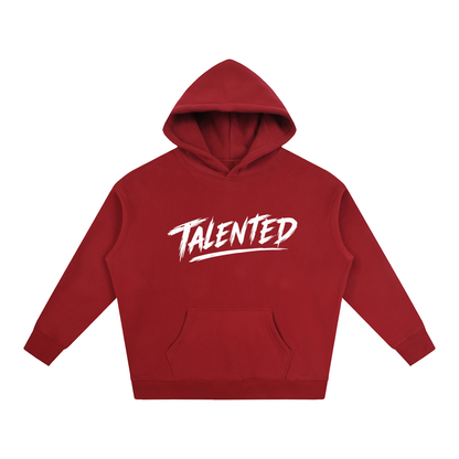 Talented White Lettering Hoodie