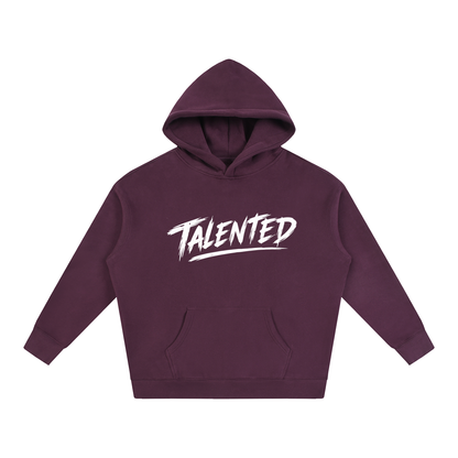 Talented White Lettering Hoodie