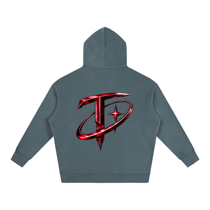 Worldwide Mountain Oversize Fleeced Hoodie