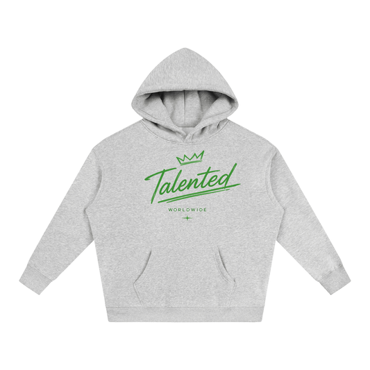 Classic Talent Over LUCK Oversize Fleeced Hoodie