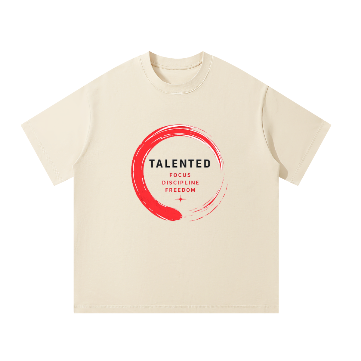 Red Splash Talented Oversized T-Shirt