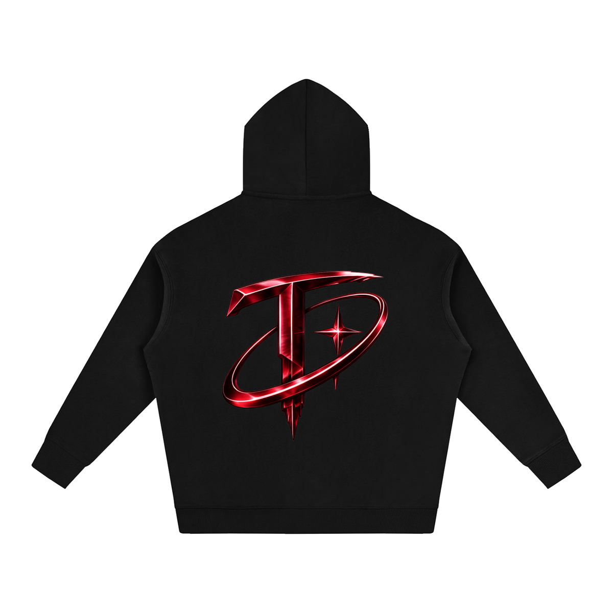 Worldwide Mountain Oversize Fleeced Hoodie