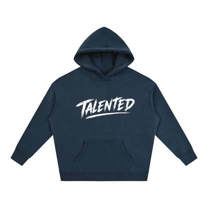 Talented White Lettering Hoodie