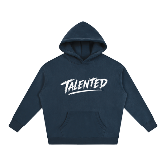 Talented White Lettering Hoodie