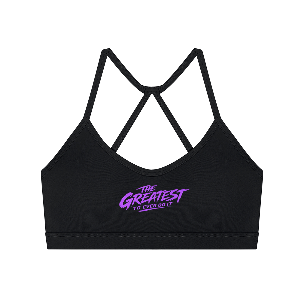 Greatest to Ever Do It Yoga Sports Bra
