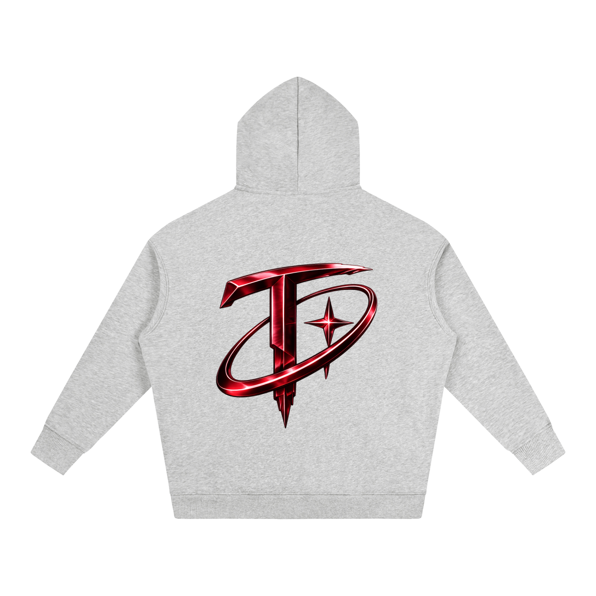 Worldwide Mountain Oversize Fleeced Hoodie