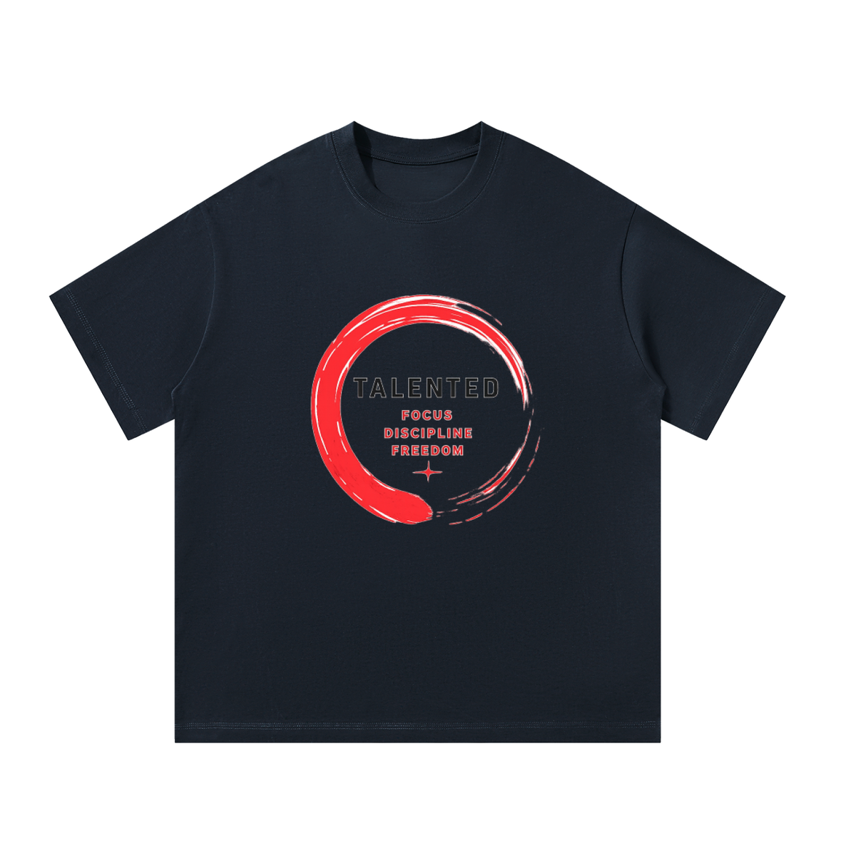 Red Splash Talented Oversized T-Shirt