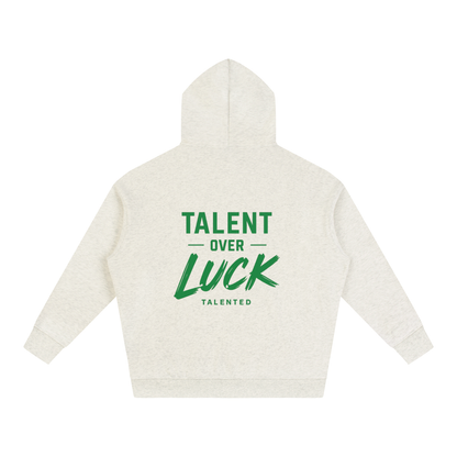 Classic Talent Over LUCK Oversize Fleeced Hoodie