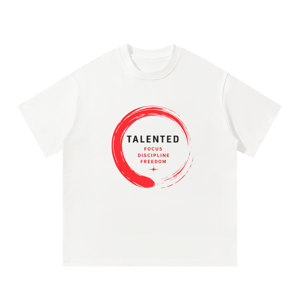 Red Splash Talented Oversized T-Shirt