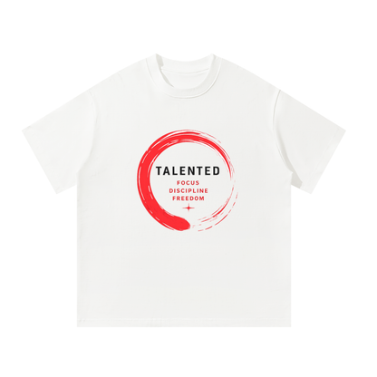 Red Splash Talented Oversized T-Shirt