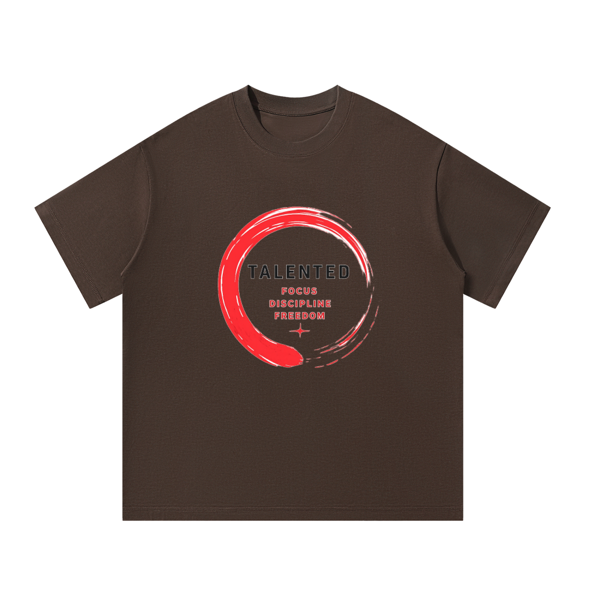 Red Splash Talented Oversized T-Shirt