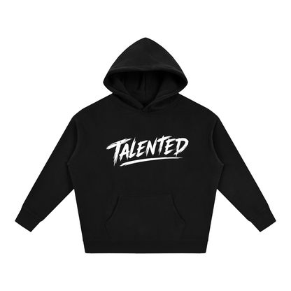 Talented White Lettering Hoodie