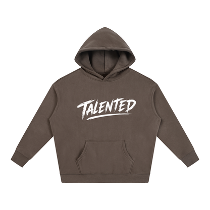 Talented White Lettering Hoodie
