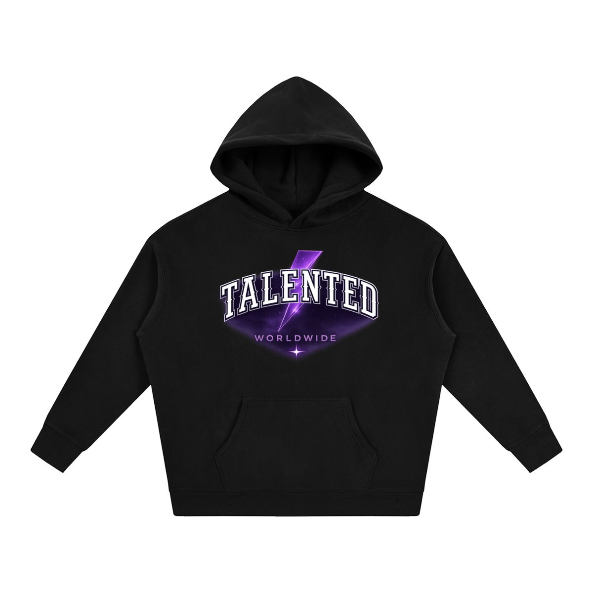 Lightning Talented Oversize Fleeced Hoodie