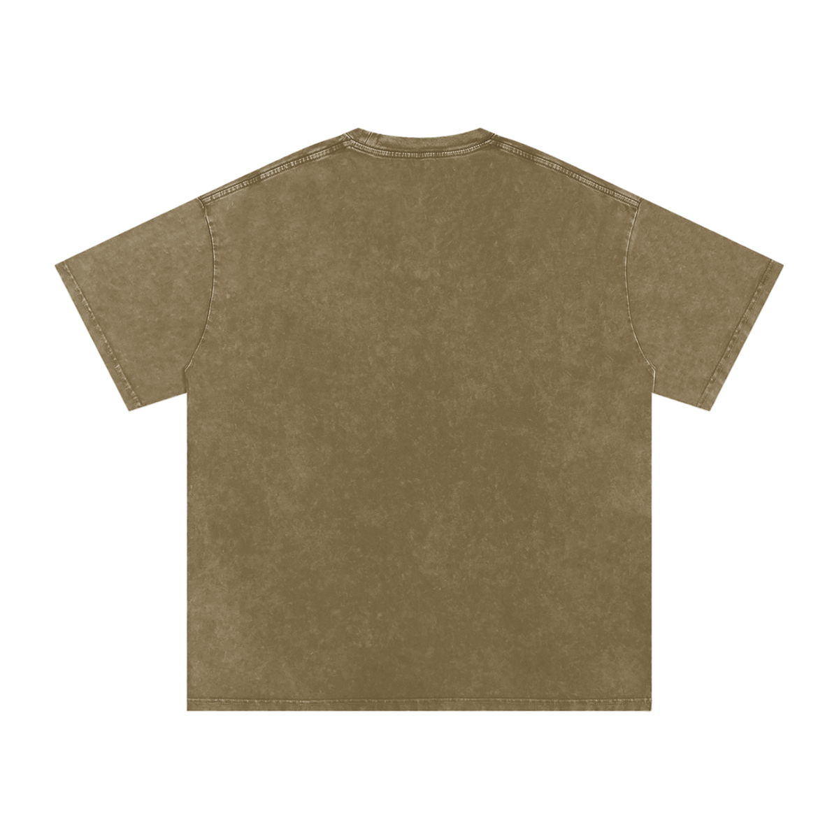 T Logo Snow Washed Oversized Cotton T-Shirt